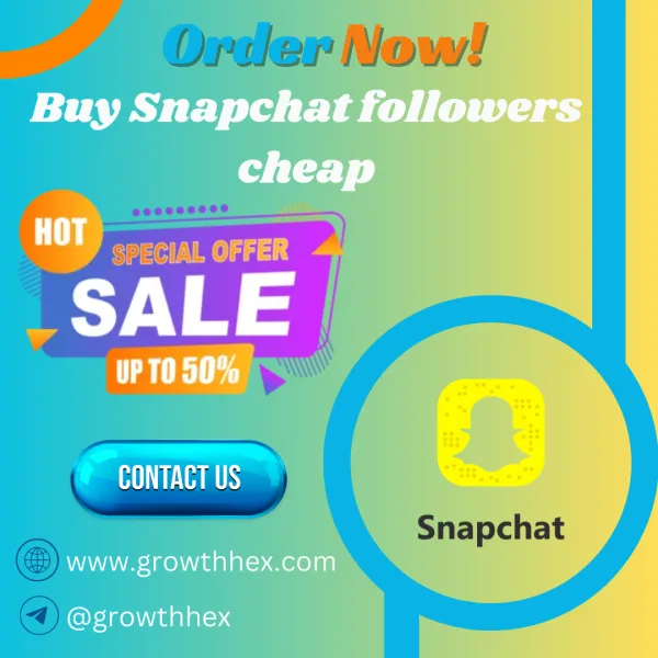 Buy Snapchat followers cheap
