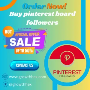 Buy pinterest board followers