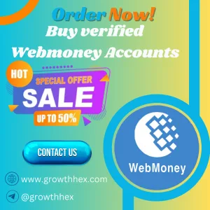 Buy verified Webmoney Accounts