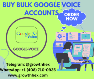 buy bulk Google Voice accounts